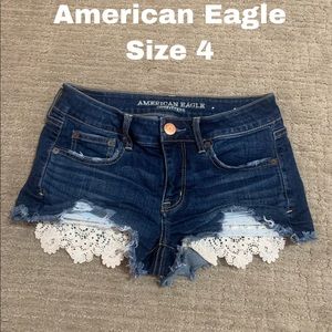 American Eagle jean shorts